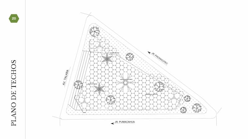 Imagen del plano de techos